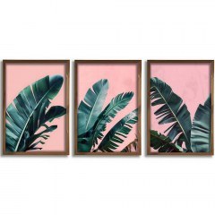 Κάδρα (Σετ 3Τμχ) 856EVL2408 35x3,5x47cm Multi Wallity