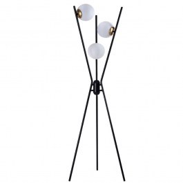 Floor Lamp 534LUN5351 50x155cm 3xE27 40W Black-White Opviq BLACK-WHITE