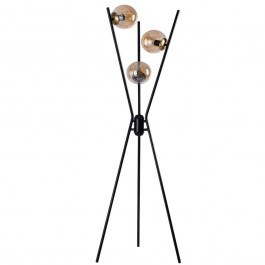 Floor Lamp 534LUN5352 50x155cm 3xE27 40W Black-Honey Opviq BLACK-HONEY