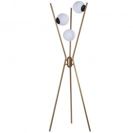 Floor Lamp 534LUN5355 50x155cm 3xE27 40W Gold-White Opviq GOLD-WHITE