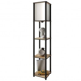 Φωτιστικό Δαπέδου Με Ραφάκια Tier 666PTR1140 17x150cm 1xE27 40W Oak Opviq OAK