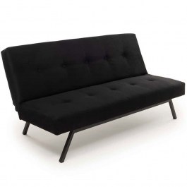 Καναπές - Κρεβάτι Τριθέσιος Zola 859FTN2900 180x78x64cm Black BLACK