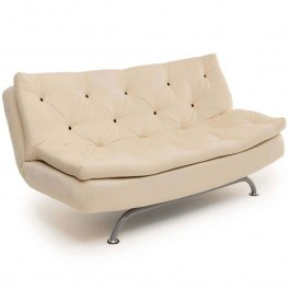 Καναπές - Κρεβάτι Τριθέσιος Rivo 859FTN2894 185x82x63cm Cream CREAM