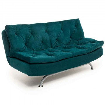 Three-Seater Sofa Bed Rivo 859FTN2893 185x82x63cm Petrol Green