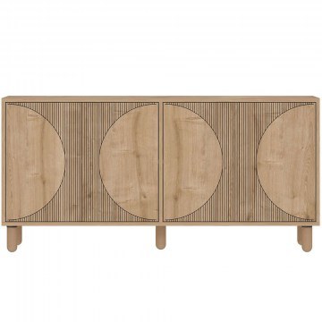 Μπουφές Arventa 327ODS1359 150x36x73cm Oak