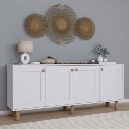 Μπουφές Bohemian 350MWD1509 180x40x75cm White WHITE