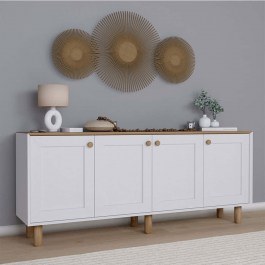 Μπουφές Bohemian 350MWD1511 180x40x75cm White-Oak WHITE-OAK
