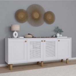 Μπουφές Bohemian 350MWD1503 180x40x75cm White WHITE