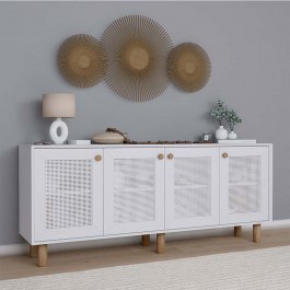 Μπουφές Bohemian 350MWD1505 180x40x75cm White WHITE