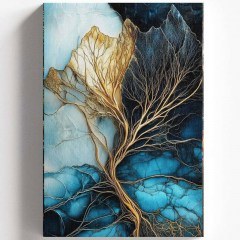 Πίνακας Καμβάς 528LSR1153 45x70cm Multi Wallity