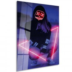 Πίνακας Γυάλινος 975GSR1503 50x70cm Multi Wallity