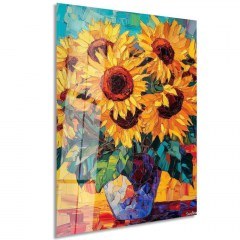 Πίνακας Γυάλινος 975GSR1445 70x100cm Multi Wallity