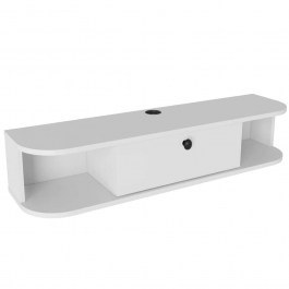 Wall TV Furniture Ibarra 875ZNA5363 120x29,6x23,4cm White WHITE