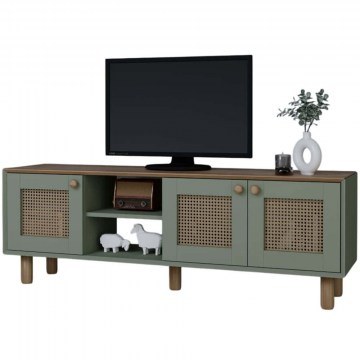 Έπιπλο Τηλεόρασης Bohemian 350MWD1704 160x40x56cm Oak-Green