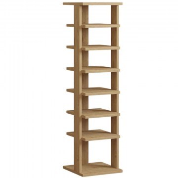 Παπουτσοθήκη Ayka 835PUQ3926 29,6x29,6x110cm Oak