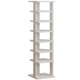 Shoe Cabinet Ayka 835PUQ3924 29,6x29,6x110cm White WHITE