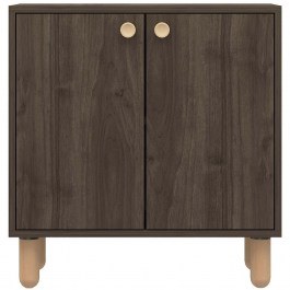 Ντουλάπι Lina 327ODS1502 72x36x73cm Walnut WALNUT
