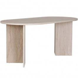 Table Sablin 353NRD1123 180x89,5x75cm Travertine Beige BEIGE