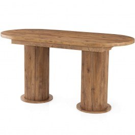 Τραπέζι Επεκτεινόμενο Gusto 974NMB2245 180/216x90x77cm Walnut WALNUT