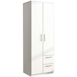 Ντουλάπα Δίφυλλη Merlin 382NRC1162 60x45x171,8cm White WHITE