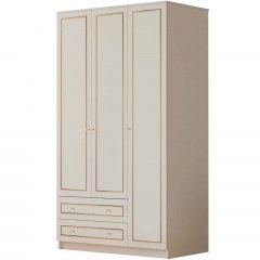 Ντουλάπα Τρίφυλλη 167RAB1117 105x52x210cm White