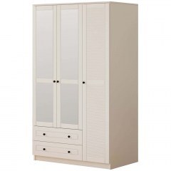 Ντουλάπα Τρίφυλλη 167RAB1110 105x52x210cm White