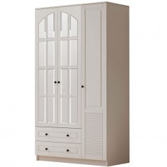 Ντουλάπα Τρίφυλλη 167RAB1125 105x52x210cm White