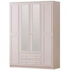 Ντουλάπα Τετράφυλλη 167RAB1166 140x52x210cm White