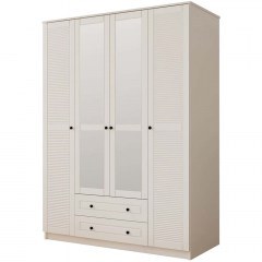 Ντουλάπα Τετράφυλλη 167RAB1143 140x52x210cm White