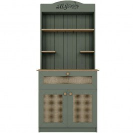 Kitchen Cabinet Lucas 350MWD1212 80x42x180cm Oak-Green GREEN