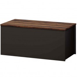 Chest Florya 382NRC2602 90x45x45,5cm Anthracite-Walnut ANTHRACITE-WALNUT