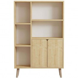 Bookcase Lumo 835PUQ5322 25x50x120cm Oak OAK