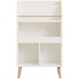 Bookcase Minola 835PUQ5319 60x30x102cm White WHITE