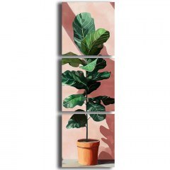 Canvas Painting (Set 3Pcs) 748MYL1101 45x45cm Multi Wallity