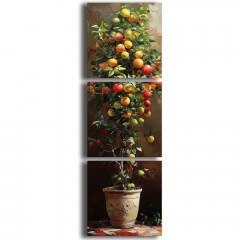 Canvas Painting (Set 3Pcs) 748MYL1106 45x45cm Multi Wallity