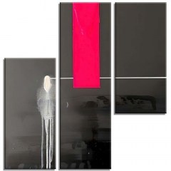 Πίνακας Καμβάς (Σετ 3Τμχ) 463SNT1382 20x40/20x60cm Multi Wallity