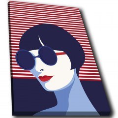 Πίνακας Καμβάς Με Φως Led 239SHN4549 45x70cm Multi Wallity