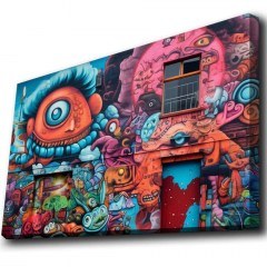 Canvas Painting With Led Light 239SHN4552 45x70cm Multi Wallity