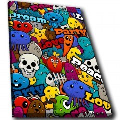 Πίνακας Καμβάς Με Φως Led 239SHN4553 45x70cm Multi Wallity