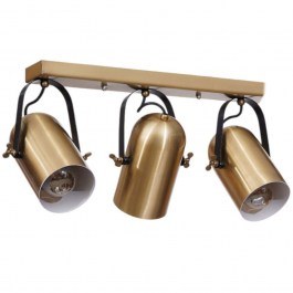 Φωτιστικό Οροφής - Σποτ 534LUN5871 55x11x25cm 3xE27 40W Gold Opviq GOLD