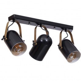 Φωτιστικό Οροφής - Σποτ 534LUN5877 55x11x25cm 3xE27 40W Black Opviq BLACK