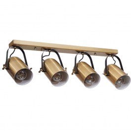 Φωτιστικό Οροφής - Σποτ 534LUN5872 65x11x25cm 4xE27 40W Gold Opviq GOLD