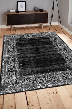 Χαλί Woosonıl057 708HFT4222 Black-Grey Conceptum Hypnose