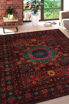 Χαλί Woosonıl072 708HFT4338 Burgundy-Multi Conceptum Hypnose