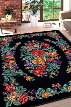 Carpet Woosonıl084 708HFT4424 Black-Multi 80X150 Conceptum Hypnose