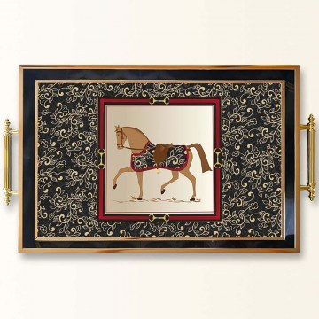 Serving Tray 244KNG1225 50x29x3,5cm Multi Aberto Design