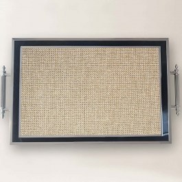 Δίσκος Σερβιρίσματος Γυάλινος 244KNG1363 50x29x3,5cm Multi Aberto Design MULTI