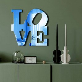 Καθρέπτης Τοίχου 587MRX1166 47x48cm Blue Wallity BLUE