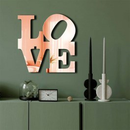 Καθρέπτης Τοίχου 587MRX1206 47x48cm Rose Gold Wallity ROSE GOLD