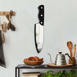 Wall Mirror 587MRX1109 12x70cm Black-Silver Wallity BLACK-SILVER